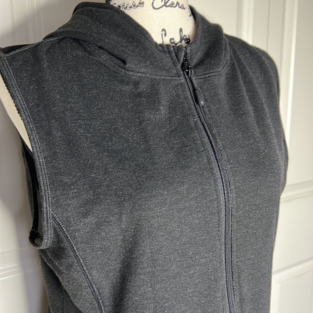 🔻NWOT Glyder Black Moxie Hooded Zip-Up Vest Size Large - Picture 4 of 13